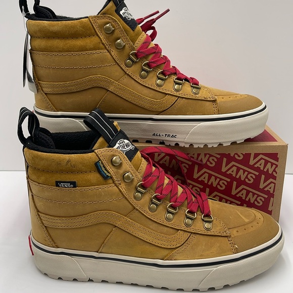Vans Men’s Sk8-Hi Dr Mte-2
Pop Lace Tan
VN0009QMJM9
Boots Cold Weather Sneakers - Picture 2 of 16